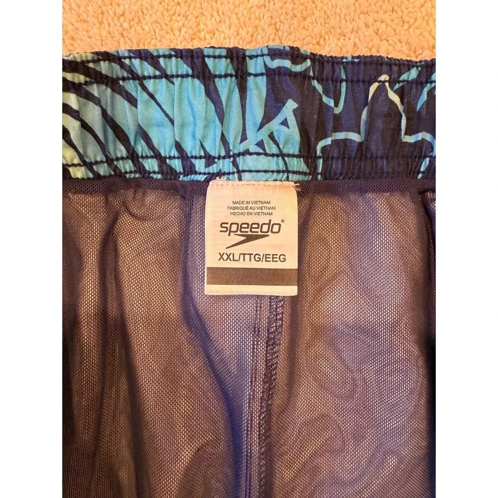 Speedo Bondi Eco 4-Way Stretch & UPF 50+‎ Men's Bathing Suit XXL Dark Blue